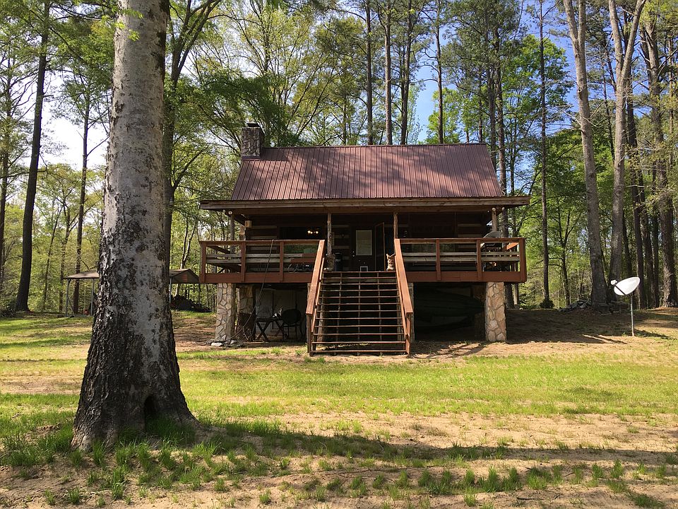 View of cabin from river