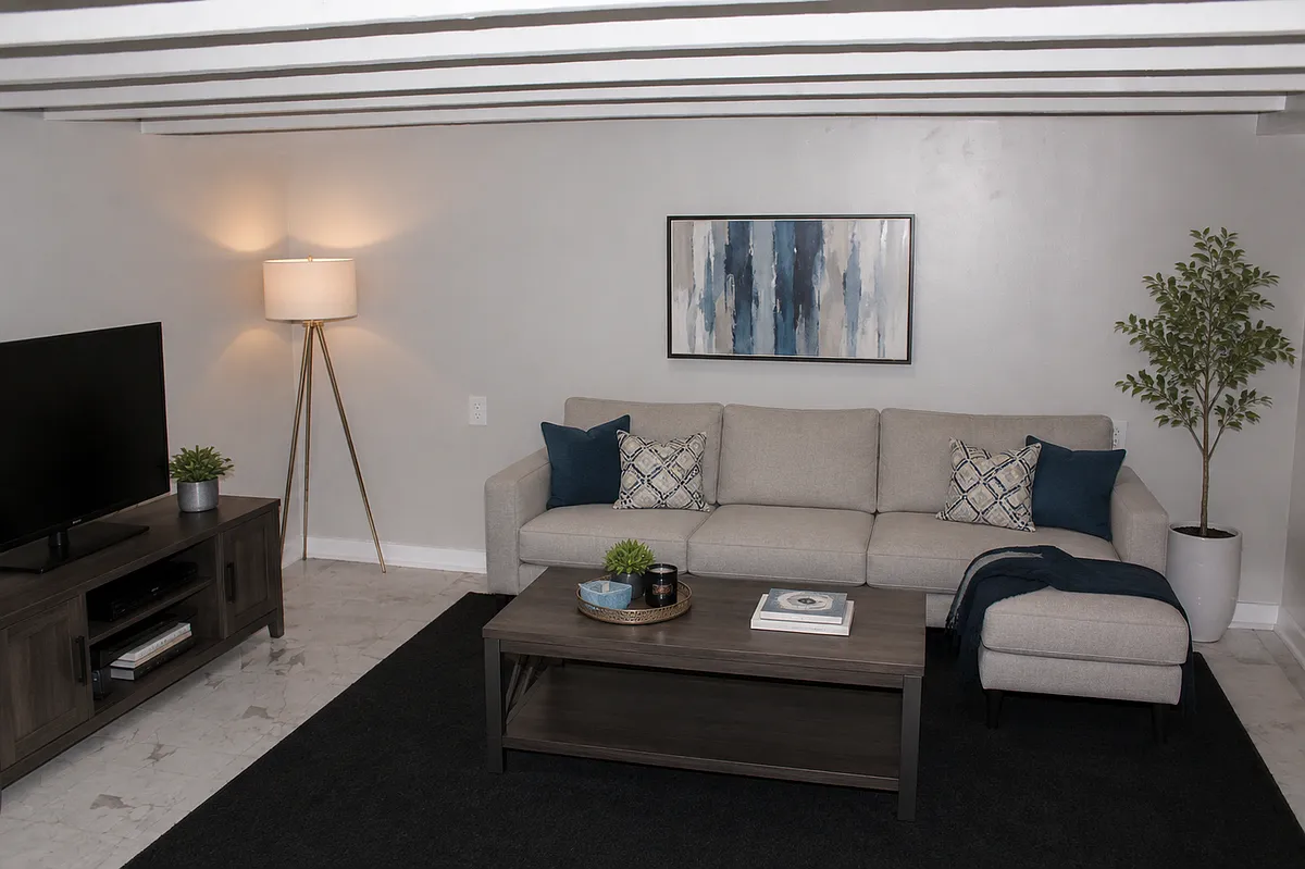 Photo of what the living room could look like furnished - 1420 Valence St #D