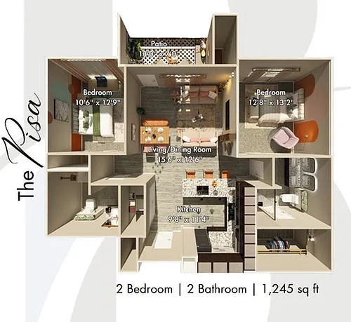 Floor plan Pisa - ADA