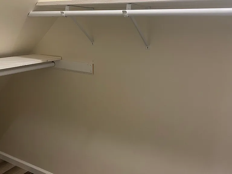 one of the 4 closets in this apartment. Ample storage for all your belongings,