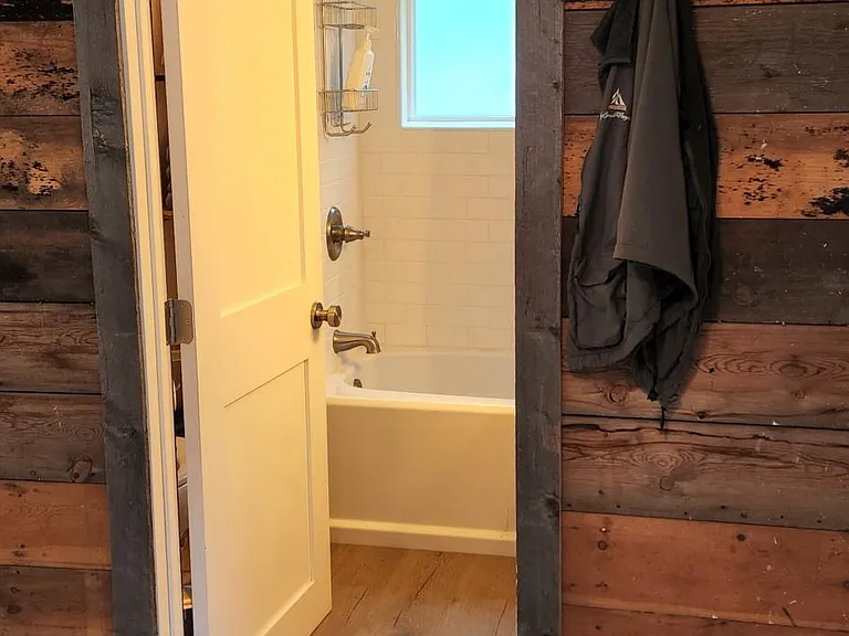 Fully updated Bathroom adjacent to Mudroom