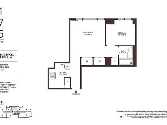 2nd image of 175 W 95th St APT 27J