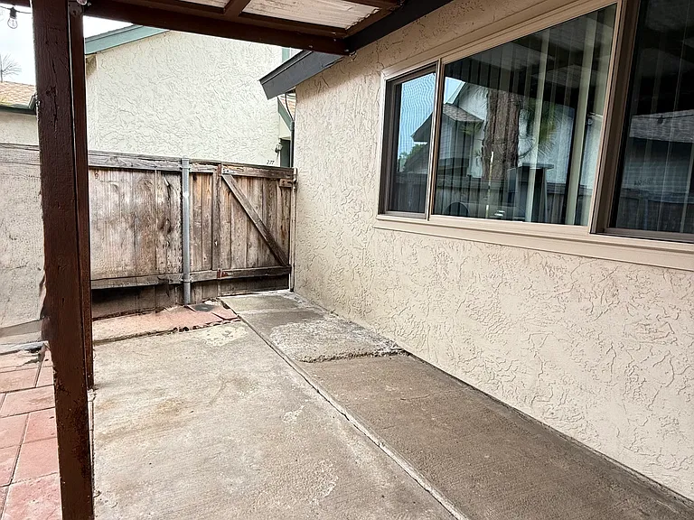 Patio gate access