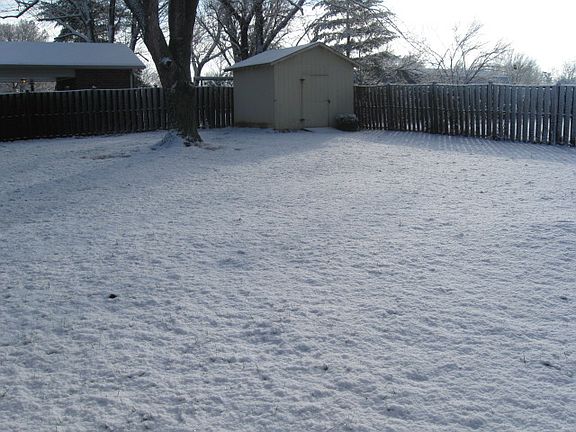 backyard view w/storage bldg