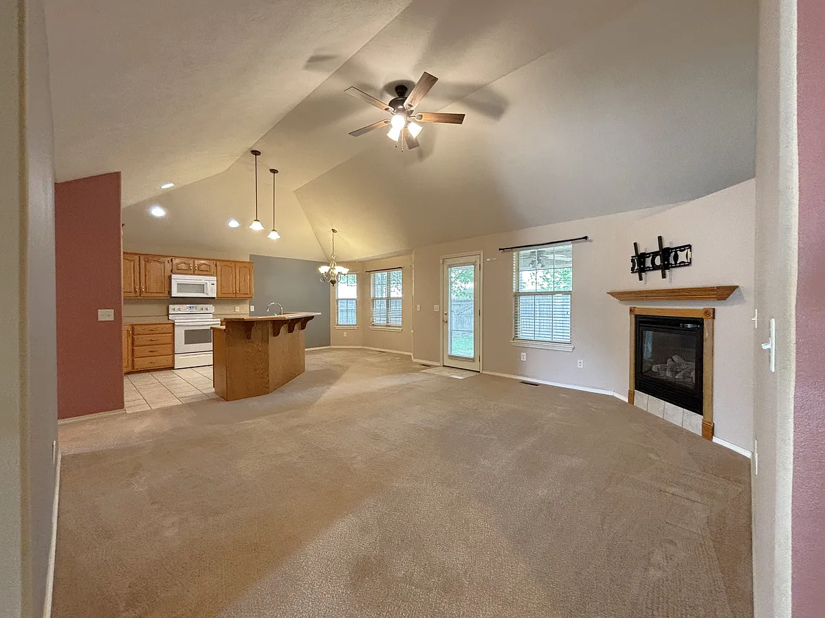 Living Room, Kitchen, and Dining Room from Entry - 3383 W Sagamont St