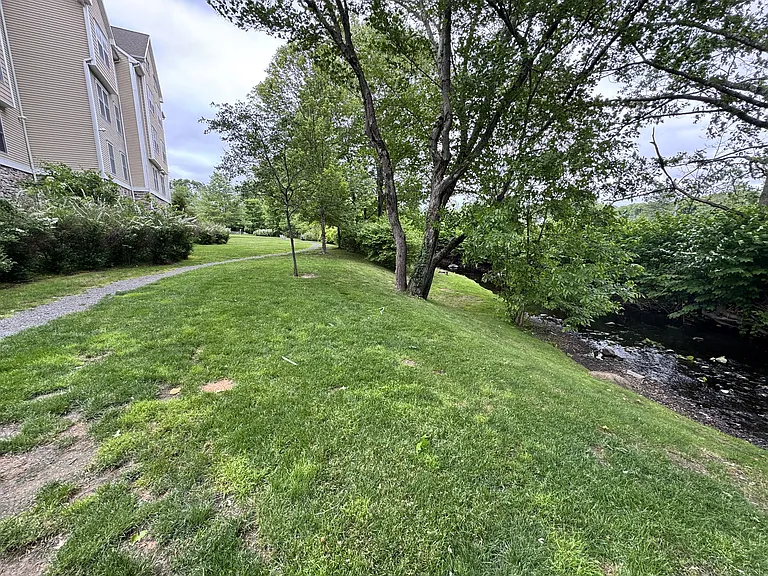 Walk by the river and enjoy the scenery and sound of the water rippling by.