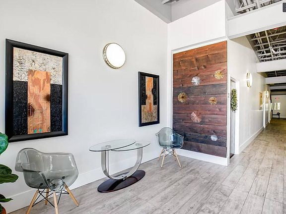 Building entry hallway