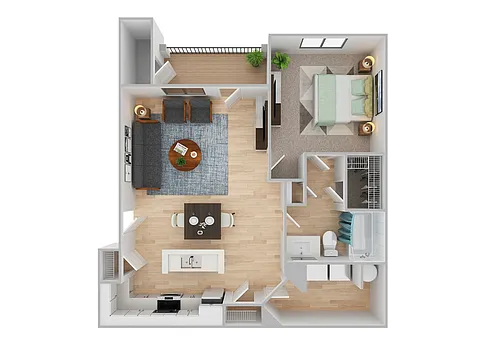 Floor plan Stallion | Renovated