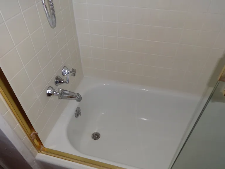 Tub and shower configuration for the main bathroom