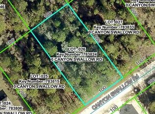 14181 Canyon Swallow Rd LOT 26, Brooksville, FL 34614