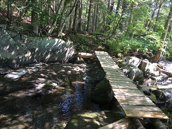 Foot Bridge crossing brook