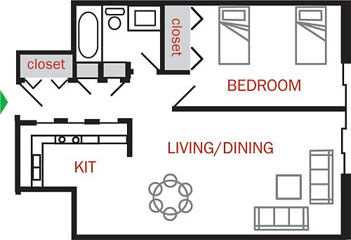 2nd image of 2020 E Park Pl APT 204