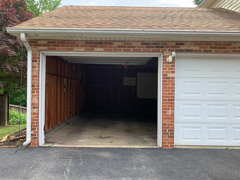 Outside view of the garage