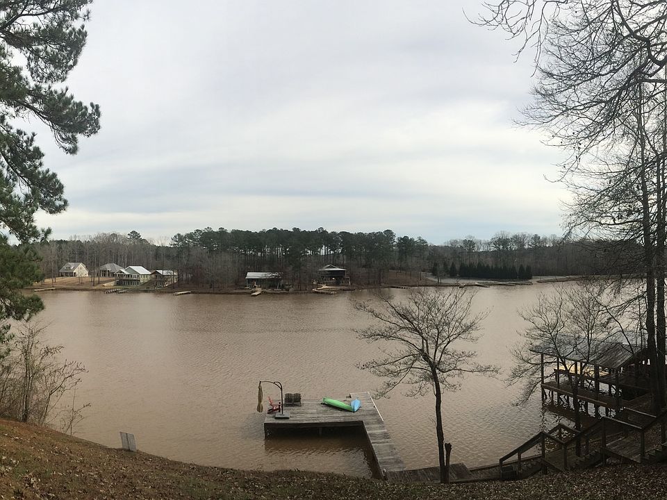 View of lake/dock from house