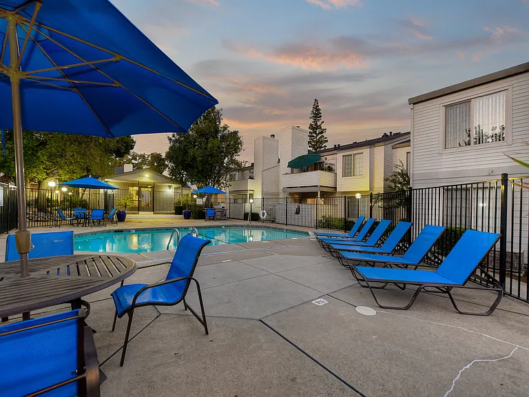 Swimming Pool at Dusk