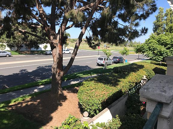 View from balcony to public parks