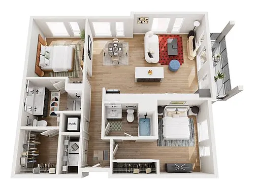 Floor plan B2