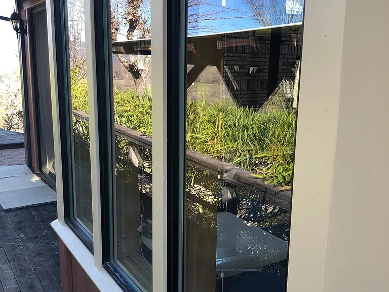 dining room from outside on deck
