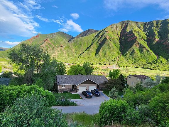 Overhead view of house, unit is on the right side