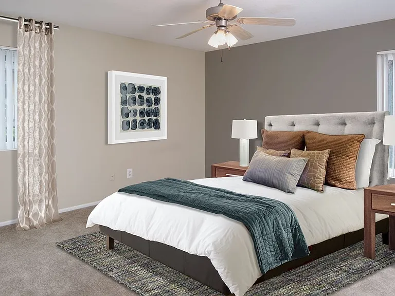 Classic Package II bedroom room with carpet