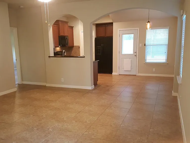 Contemporary Kitchen with Dining Area
