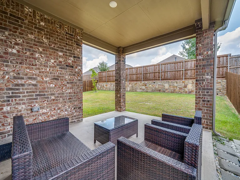 Covered patio