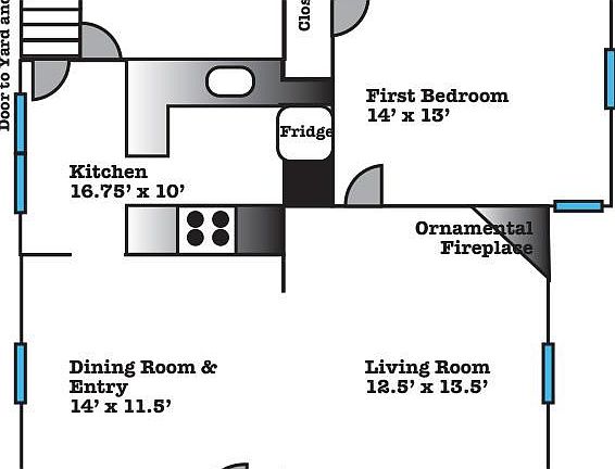 Floor plan of house