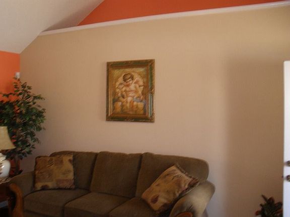 Spacious Den with Gas Fireplace