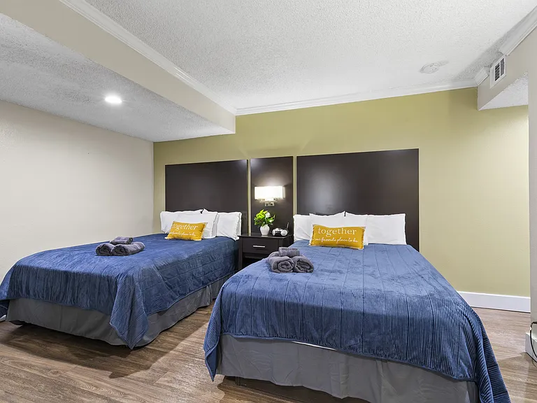 Fusion Orlando - Furnished Bedroom with Two Beds