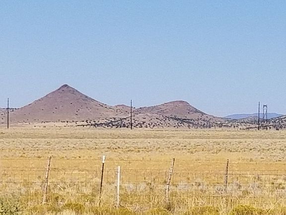 Looking north to state land