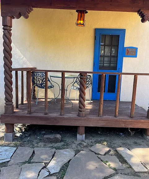Covered patio.