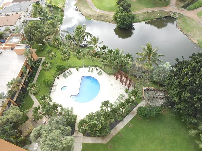 View of pool area