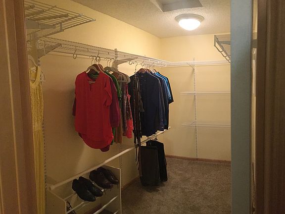 Walk in master closet