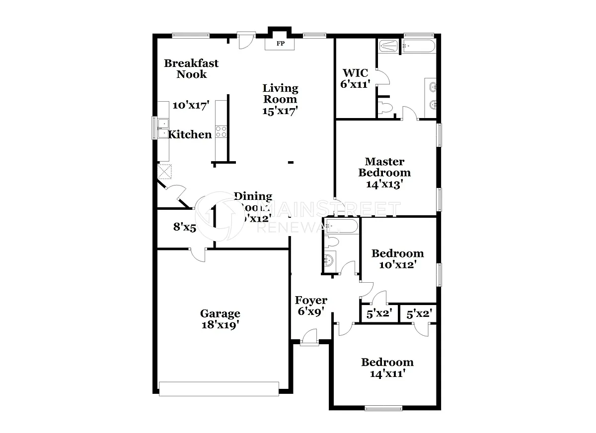 Floor Plan - 2028 Kerry Cir