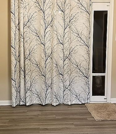 Sliding glass door to deck