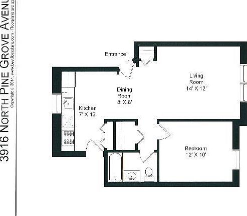2nd image of 3816 N Pine Grove Ave #3P