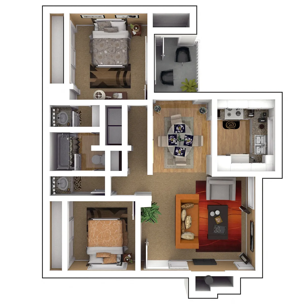 Floor plan Residence 2 Luxury