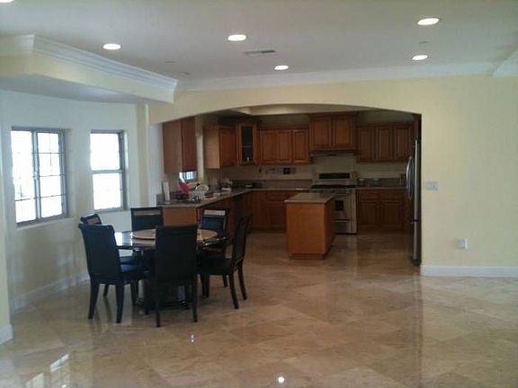 FAMILY ROOM AND KITCHEN