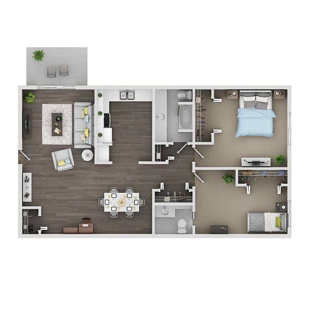 Floor plan B3
