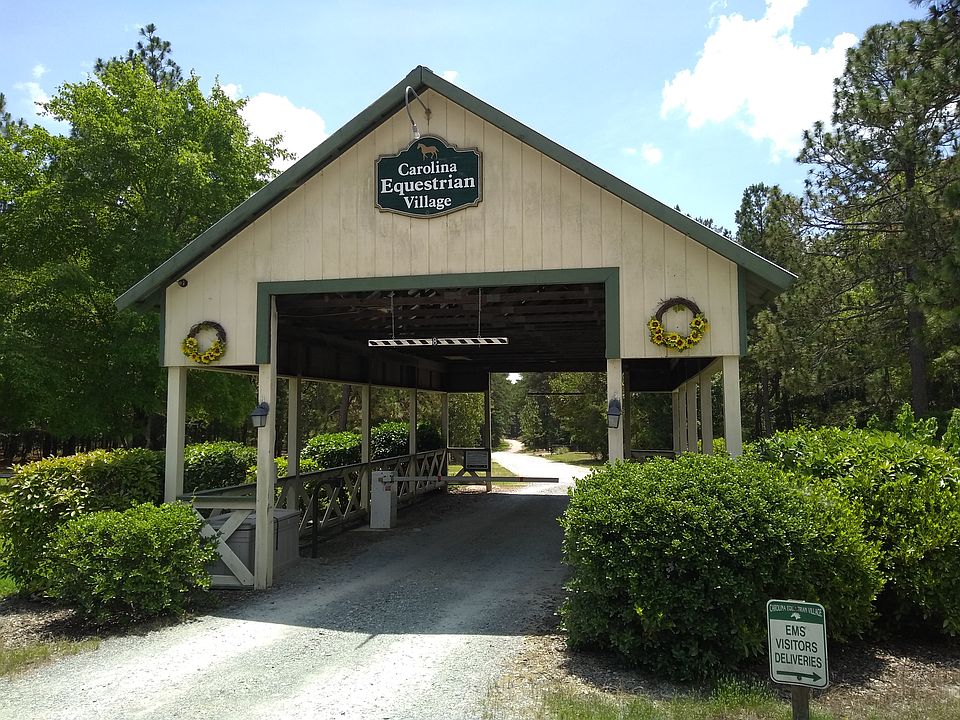 Gated entrance to village