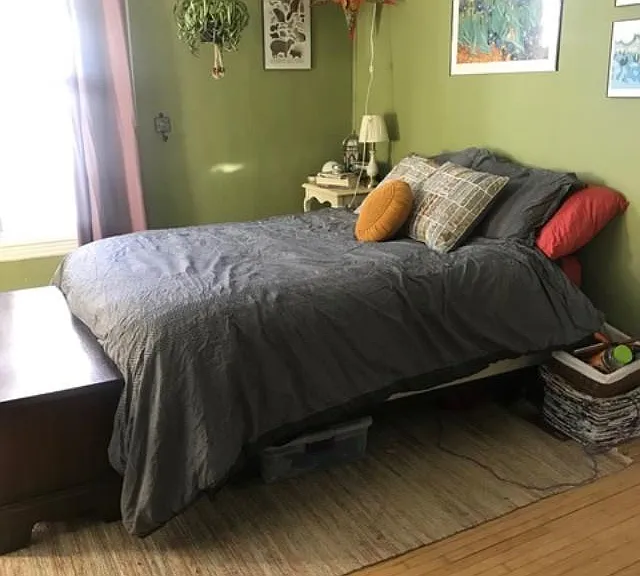 Bedroom #1 on "main" level (2nd floor) off of the living room