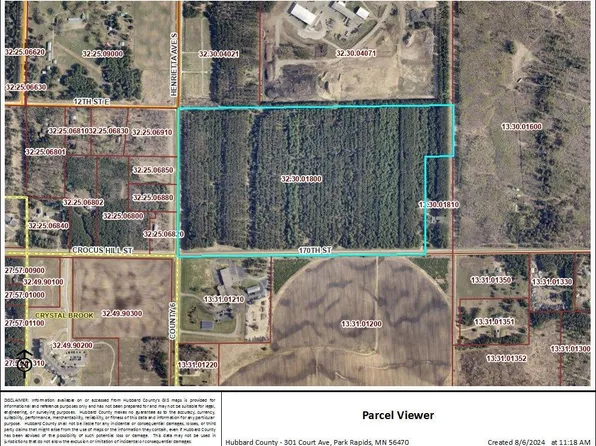 Henrietta Ave S, Park Rapids, MN 56470