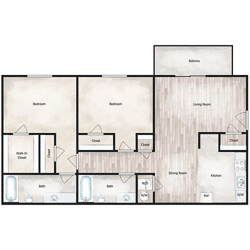 Floor plan Walnut