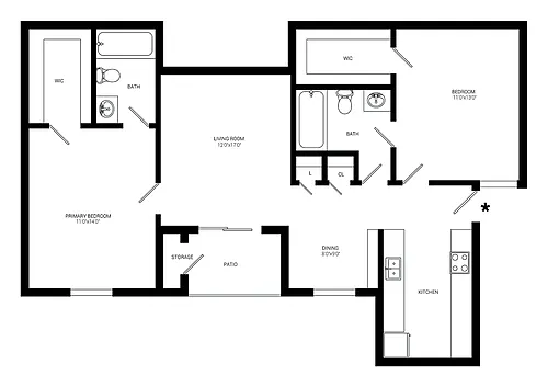 Floor plan Hope
