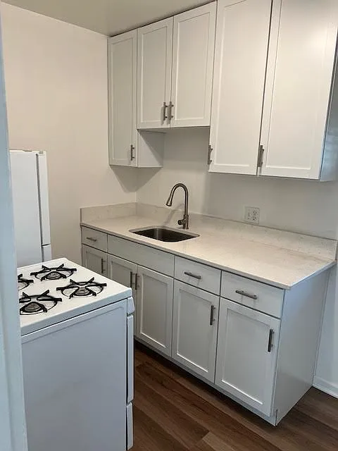 Updated kitchen with appliances.