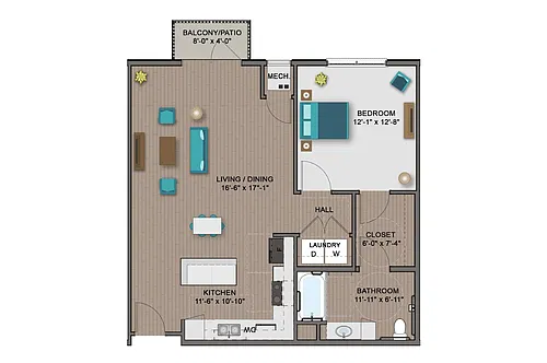 Floor plan Gates - ACC