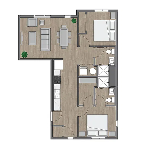 Floor plan Amethyst