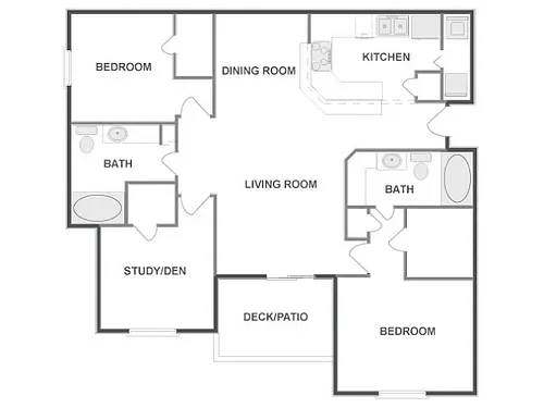 Floor plan D3 - Classic