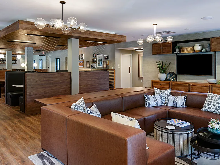 Brand new resident lounge with plenty of study areas