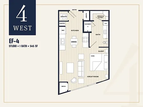 Floor plan EF